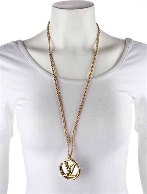 louis vuitton gold chain|14k louis vuitton necklace.